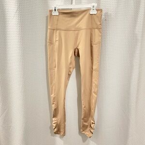 Free People movement beige cream activewear leggings size xs